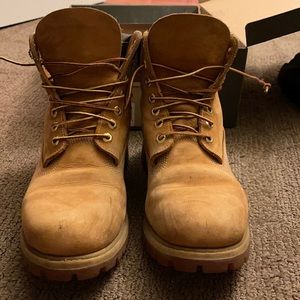 Timberland Boots - 6 inch Wheat - Size 10.5